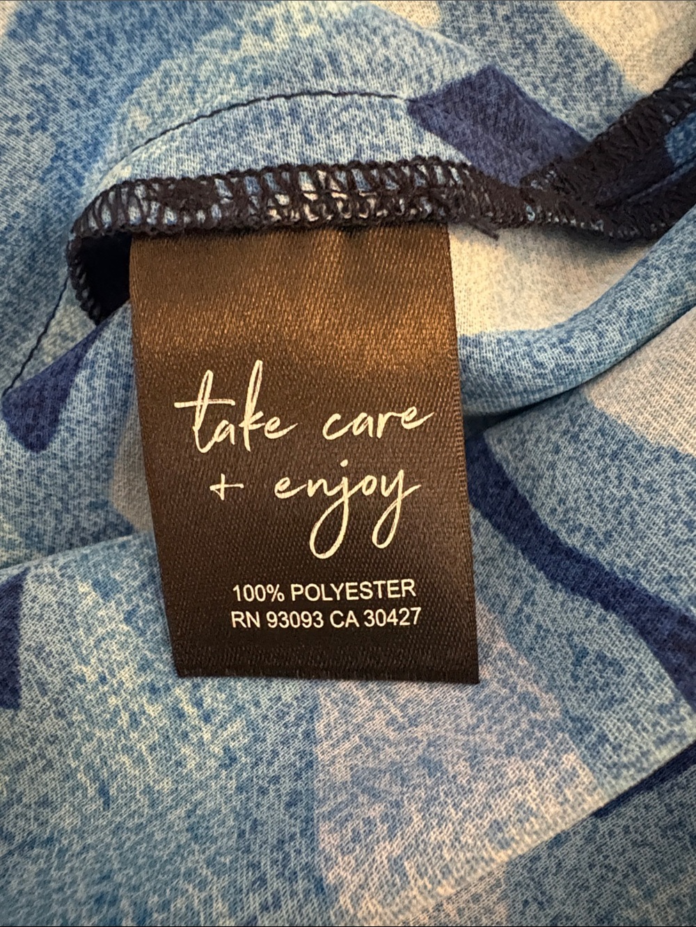 NWOT NIC+ ZOE Sunset Jungle Blue Botanical Print Spaghetti Strap Dress-XS - Picture 14 of 15